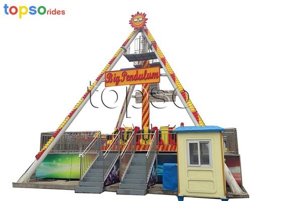 Top Ride Bottom Thrill Pendulum Roller Coaster Bottom Drive 24 Seats Giant Frisbee Ride