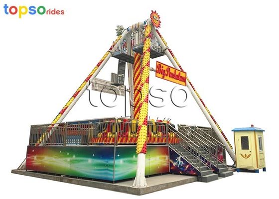Top Ride Bottom Thrill Pendulum Roller Coaster Bottom Drive 24 Seats Giant Frisbee Ride